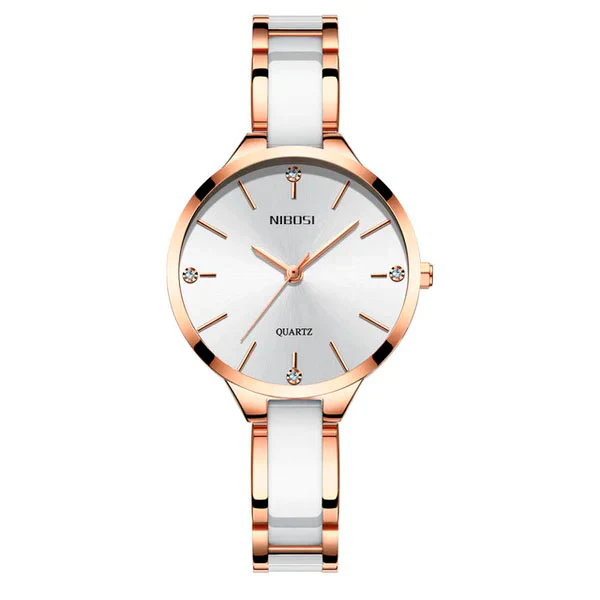 NIBOSI 1985 ladies watch (white)